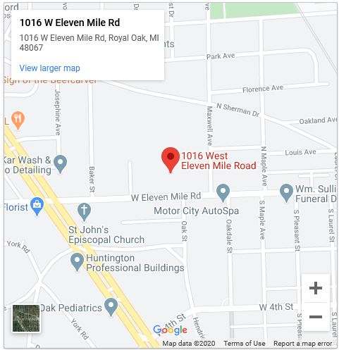 Map showing location