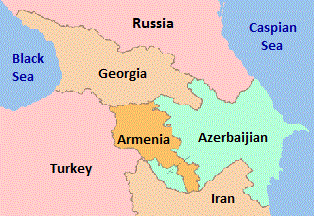 Map of Armenia